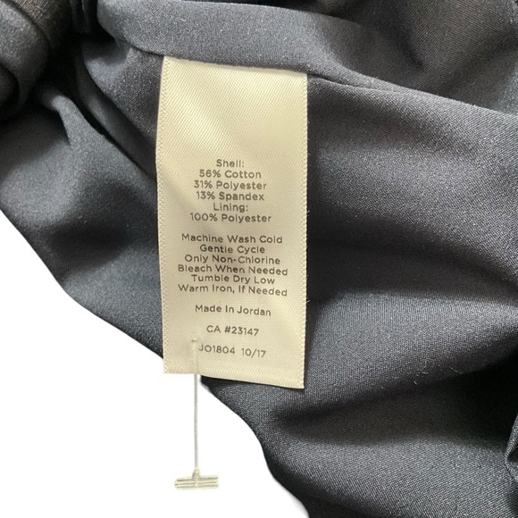 Talbots Bella Button A Line Navy Blue Skirt - Picture 10 of 10